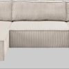 Home Affaire SHERWOOD XXL 329cm U-Shape Sofa Bed | Convertible Sectional with Storage (194x139cm) | Cord/Vintage/Samtvelours | Premium Modular Living Room Set hellbeige Home affaire Sofas