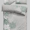 Bettwäsche Home affaire Home affaire Bettwäsche »Susan« Blumen-Design | 100% Baumwolle (Linon/Biber) | OEKO-TEX® MADE IN GREEN | Größen 135x200 & 155x220 cm jade