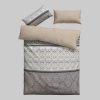 Home affaire Bettwäsche Home affaire 'Cremona' Reversible Bedding Set | Premium Polycotton Blend | OEKO-TEX Certified | Sustainable Cotton | 2-Piece Set (Duvet Cover + Pillowcase) | 135x200cm beige