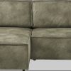 Sofas Home affaire Home affaire Ecksofa SHERWOOD Schlafsofa 267 cm L-Form mit Bettkasten (210x136 cm) | Cord, Vintage & Samtvelours Bezug | Premium Qualität olivgrün