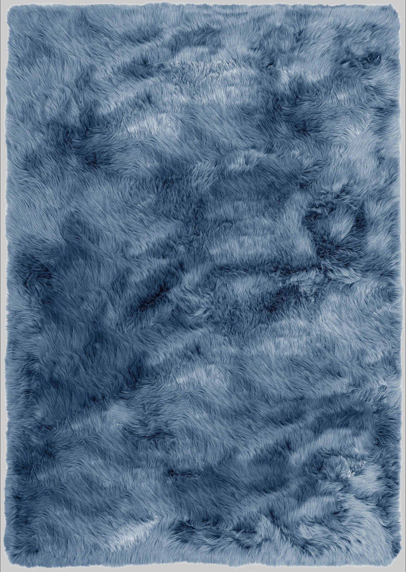 Home affaire Home affaire Hochflor-Teppich »Valeria« – Kuscheliger Kunstfellteppich (60 mm Höhe) für Wohnzimmer, Schlafzimmer & Essbereich | Weich, pflegeleicht & fußbodenheizungstauglich ocean blue Teppiche