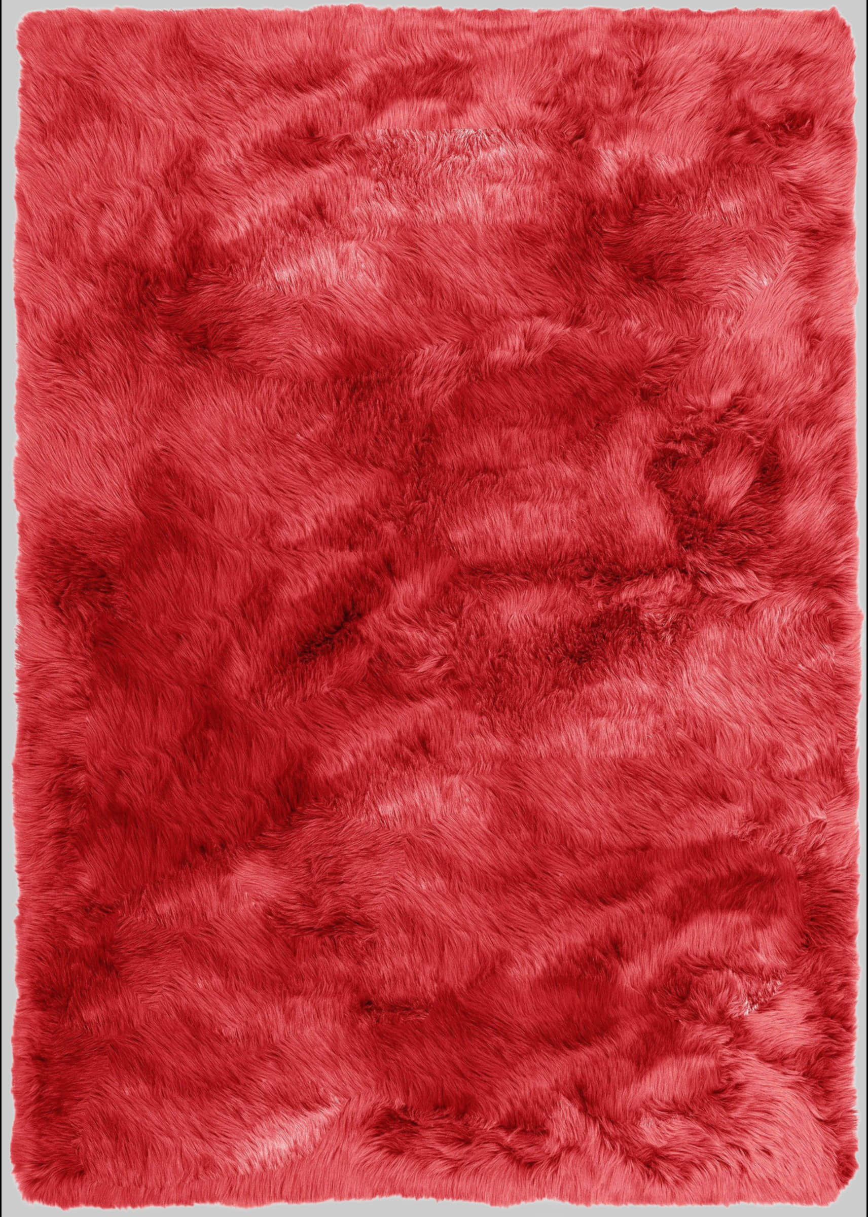 Home affaire Home affaire Hochflor-Teppich »Valeria« – Kuscheliger Kunstfellteppich (60 mm Höhe) für Wohnzimmer, Schlafzimmer & Essbereich | Weich, pflegeleicht & fußbodenheizungstauglich weinrot Teppiche