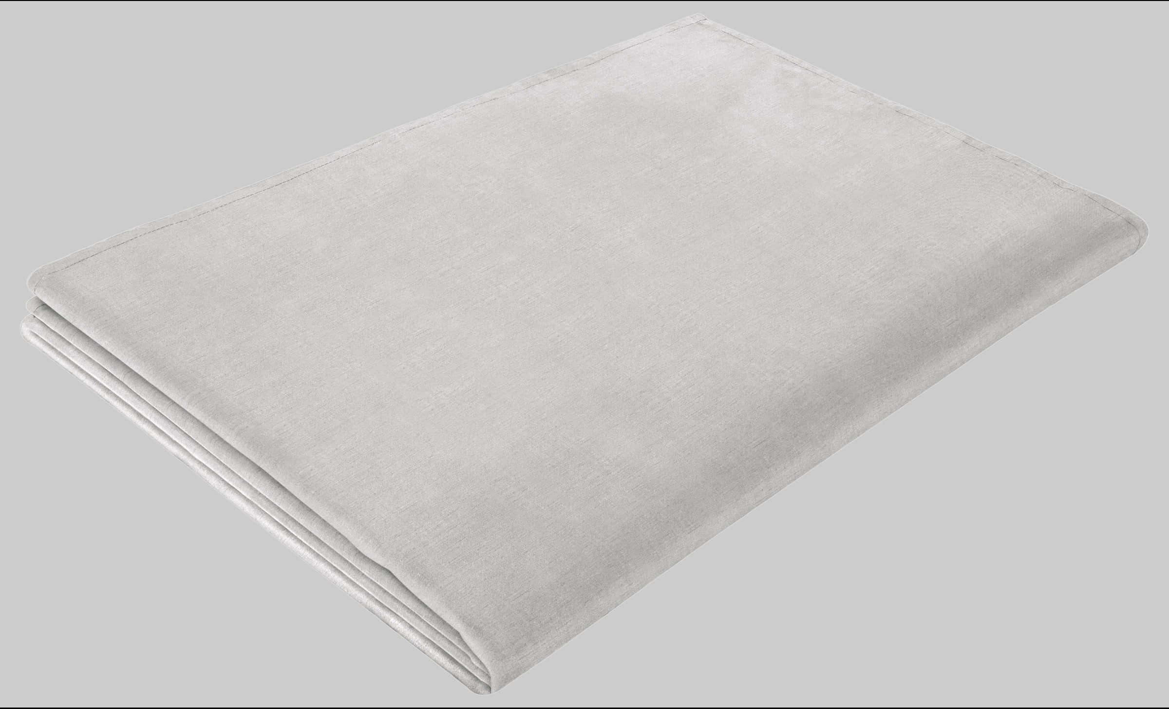 Home affaire Melli Tagesdecke | Landhausstil Baumwoll-Überwurf (200x200 cm) für Bett & Sofa | OEKO-TEX® zertifiziert | Maschinenwaschbar hellgrau/m Home affaire Wohn- & Tagesdecken