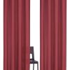 Gardinen Home affaire Home affaire Vorhang »Parry« (2 Stück) - Blickdichter Ösenvorhang aus Polyester, 140x245 cm, grau - Premium Qualität für optimalen Sicht- und Lichtschutz bordeaux