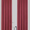 Home affaire Gardinen Home affaire Vorhang »Parry« 2er-Set mit Kräuselband | Blickdichtes Polyester in Monochrom | 140x250 cm pro Bahn | Pflegeleicht & schnell trocknend | Moderner Sichtschutz für Fenster bordeaux