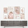 Homestyle-Accessoires Premium Wandbilder-Set: 10 Poster 'LOVE MAKES A HOUSE A HOME' (30x40cm) - Hochwertige Drucke auf Fotopapier - Ohne Bilderrahmen - Ideal für moderne Wohnraumgestaltung Dekoration homestyle-accessoires