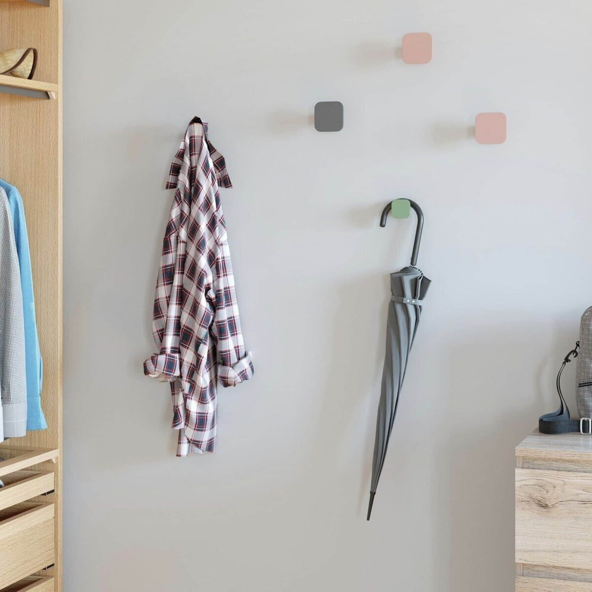 Homfa Aufbewahrung Homfa Dekorative Wand- und Garderobenhaken (4er-Set) – Stilvolle Haken für Bad, Kinderzimmer & Flur | Robust, Umweltfreundlich, 280g pro Haken | Inkl. Montagematerial