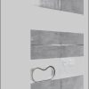 INOSIGN INOSIGN 'Basic' Display Cabinet - 162 cm Height, 4 Doors with Metal Handles, Modern Frame Design, High Cabinet with Storage weiß Hochg Schränke