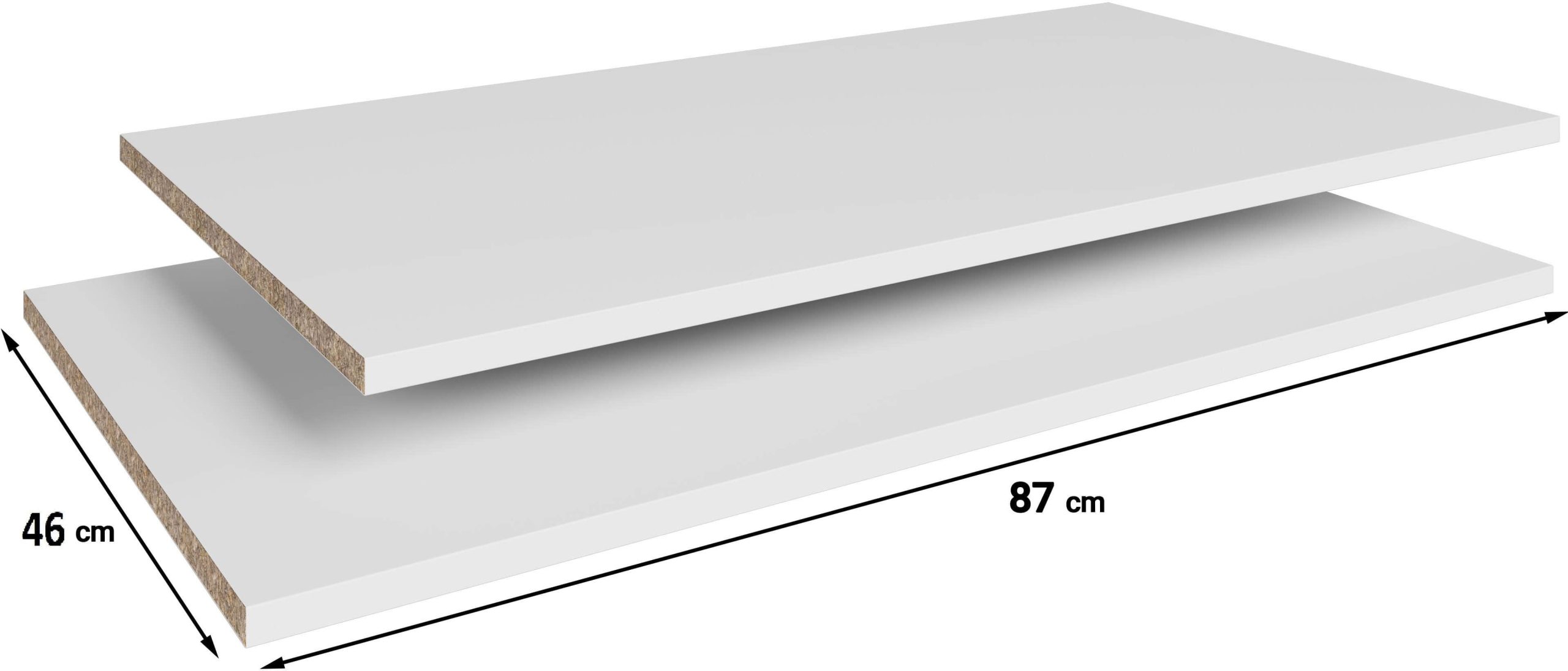 INOSIGN Einlegeboden India Set | 43cm (3-tlg) oder 88cm (2-tlg) | FSC-zertifizierter Holzwerkstoff | Zubehör für Kleiderschränke matera ant INOSIGN Einlegeböden