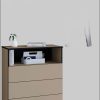 Garderobe & Flur INOSIGN INOSIGN Garderoben-Set »PARIS/TOKYO« (3-teilig, 140 cm) mit Spiegel – Hochglanz-Design, FSC®-Holzwerkstoff & flexible Montage Congo/ Congo
