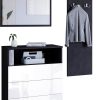 INOSIGN Garderoben-Set »PARIS/TOKYO« (3-teilig, 140 cm) mit Spiegel – Hochglanz-Design, FSC®-Holzwerkstoff & flexible Montage matera ant INOSIGN Garderobe & Flur