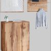 INOSIGN Garderoben-Set »PARIS/TOKYO« (3-teilig) – Moderne Kompaktgarderobe 150cm mit Spiegel & Schuhschrank | FSC®-Holz | Push-to-Open Votan eich INOSIGN Garderobe & Flur