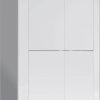 INOSIGN Kommoden & Sideboards INOSIGN Highboard Basic | 162 cm hoch, 102 cm breit | 4-türige Kommode mit Metallgriffen & viel Stauraum | Italian Design | FSC®-Holz | Farbauswahl weiß Hochg