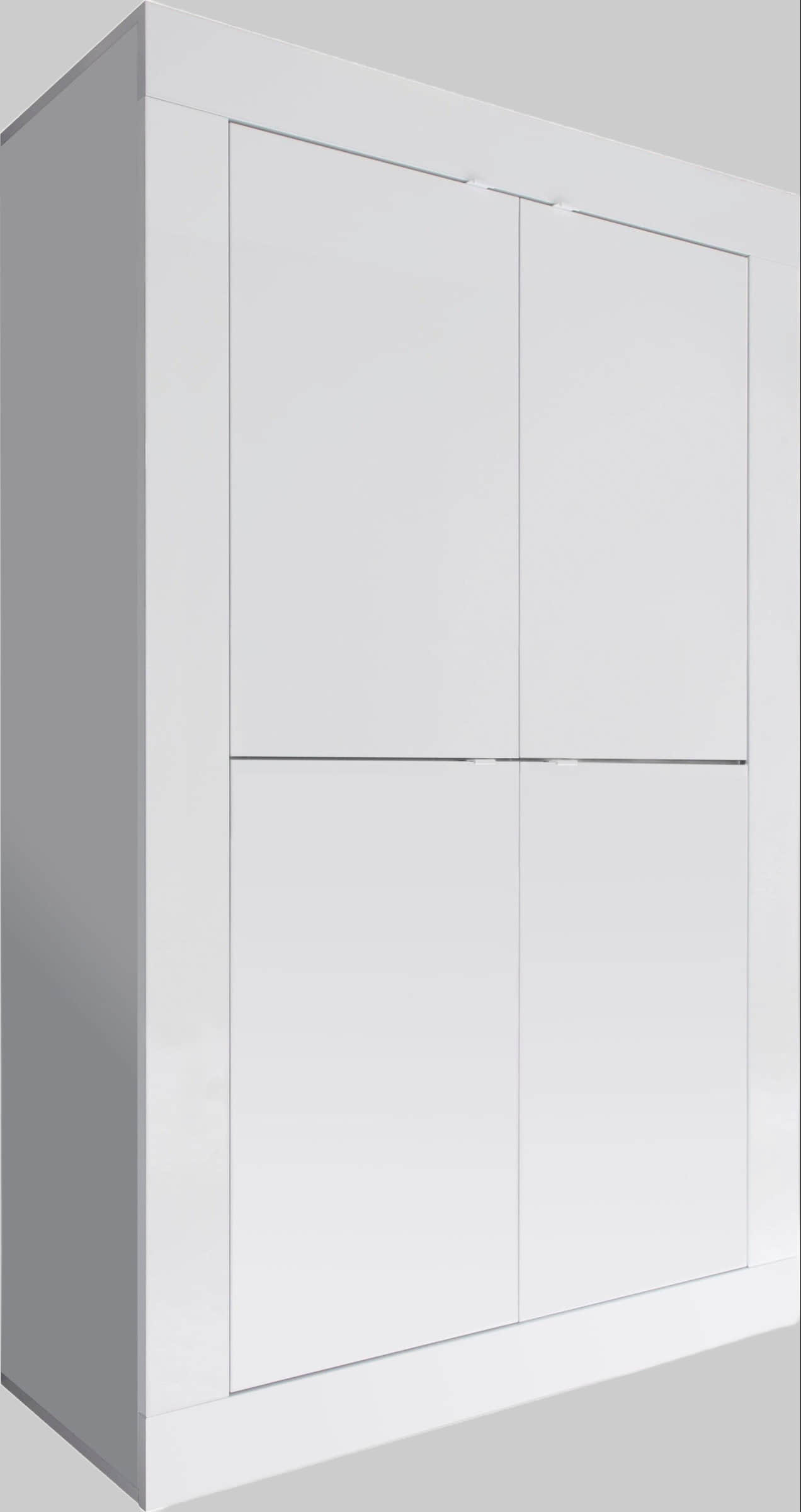 INOSIGN Kommoden & Sideboards INOSIGN Highboard Basic | 162 cm hoch, 102 cm breit | 4-türige Kommode mit Metallgriffen & viel Stauraum | Italian Design | FSC®-Holz | Farbauswahl weiß Hochg