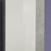 INOSIGN INOSIGN Hängeschrank »Gwendolyn« - Moderner Wandschrank mit 3 Fächern (52x31x103 cm) in Weiß Hochglanz & Beton-Optik | FSC®-Holzwerkstoff Beton-Opti Schränke