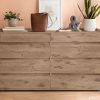 INOSIGN Kommoden & Sideboards INOSIGN 'Kosmo' 8-Drawer Dresser | Full-Extension Drawers | Matte White Modern Storage Solution Wiking Eic