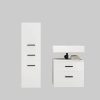INOSIGN INOSIGN Midischrank »Skara« mit verstellbaren Einlegeböden | 38 cm Breite × 130 cm Höhe | FSC®-Holz | Mehrere Farbvarianten weiß Kinderzimmer