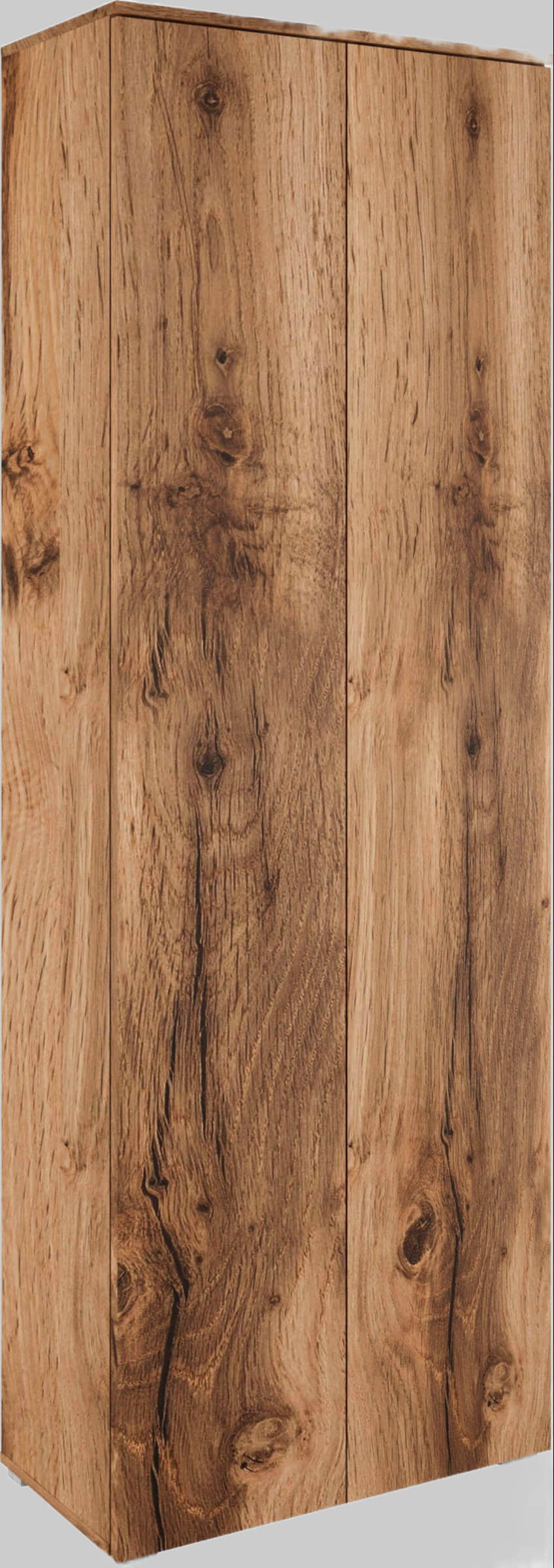 INOSIGN Schuhschrank »Paris« 2-türig | 200 cm Höhe | 6 Einlegeböden | Push-to-open | FSC-Holz | Weiß matt/Hochglanz | Flurschrank Votan eich Schränke INOSIGN