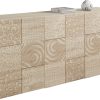 INOSIGN INOSIGN Sideboard Miro - 181cm Wide Modern Storage with 3D Screen Print Design | FSC® Certified Eichefarbe Kommoden & Sideboards