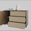 INOSIGN INOSIGN Sideboard »PARIS« – Moderne 110 cm grifflose Kommode mit Push-to-open-Funktion & viel Stauraum Congo/ Con Kommoden & Sideboards