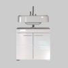 INOSIGN Waschbeckenunterschrank »Avena« mit 2 Türen - 60x34x56 cm - Hochglanzoptik & verstellbaren Fächern für optimalen Stauraum weiß/weiß Schränke INOSIGN