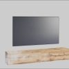 INOSIGN Wohnwand »Kenia« Komplett-Set (3-teilig) mit Eckvitrinen - Modernes Design, hängend/stehend montierbar, FSC®-zertifiziert eichefarbe Wohnwände INOSIGN