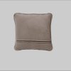 Dekoration JOOP! JOOP! Designer Double-Faced Fleece Cushion Cover 50x50cm - Reversible Anthracite/Taupe Pillow Case with Decorative Stitch Anthrazit-