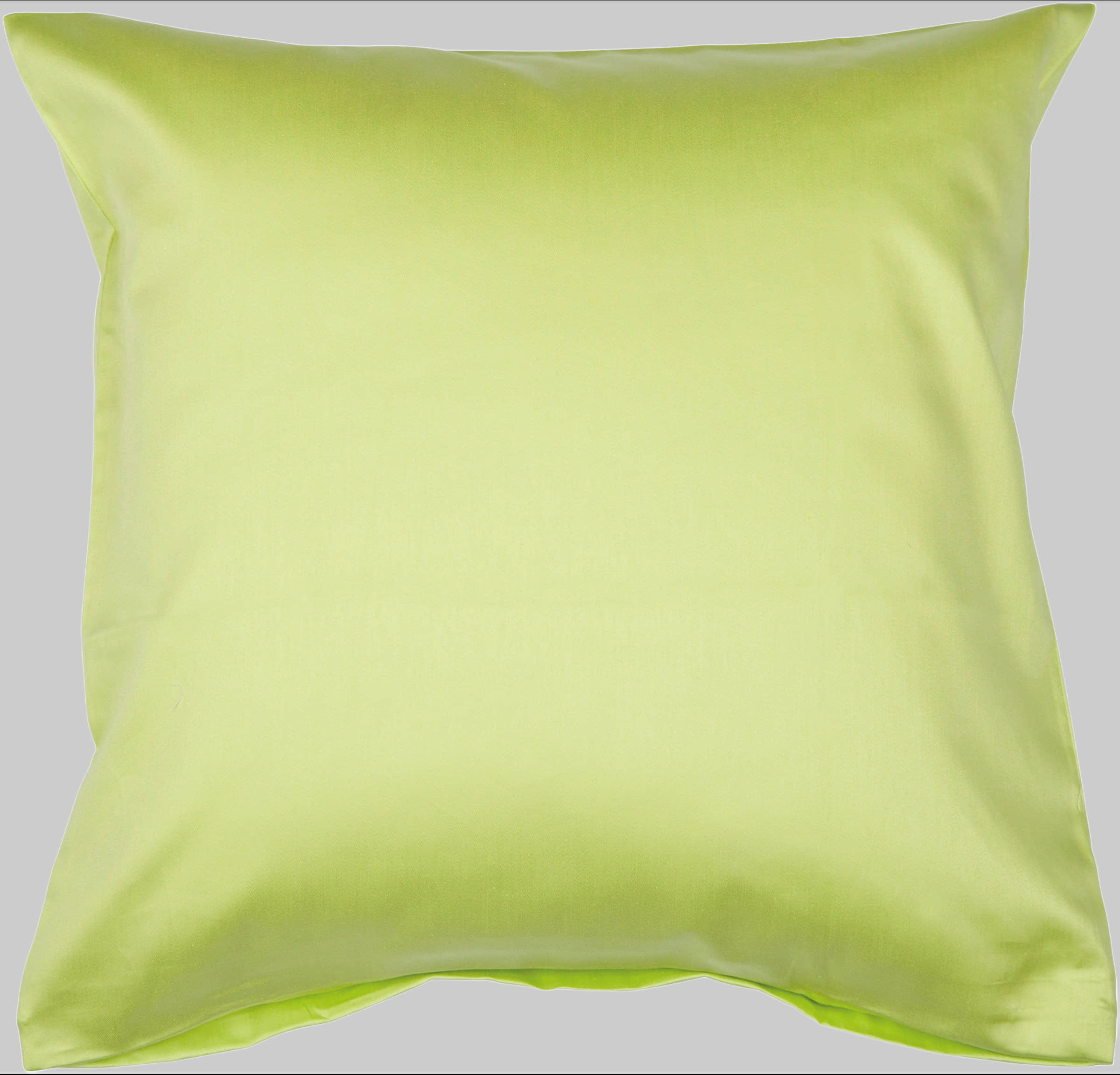 Bettwäsche Janine Janine Mako-Satin Kissenbezug Colors | 100% Baumwolle | Seidig glatt | Mit Reißverschluss | Verschiedene Größen & Farben | Atmungsaktiv & hautfreundlich apfelgrün
