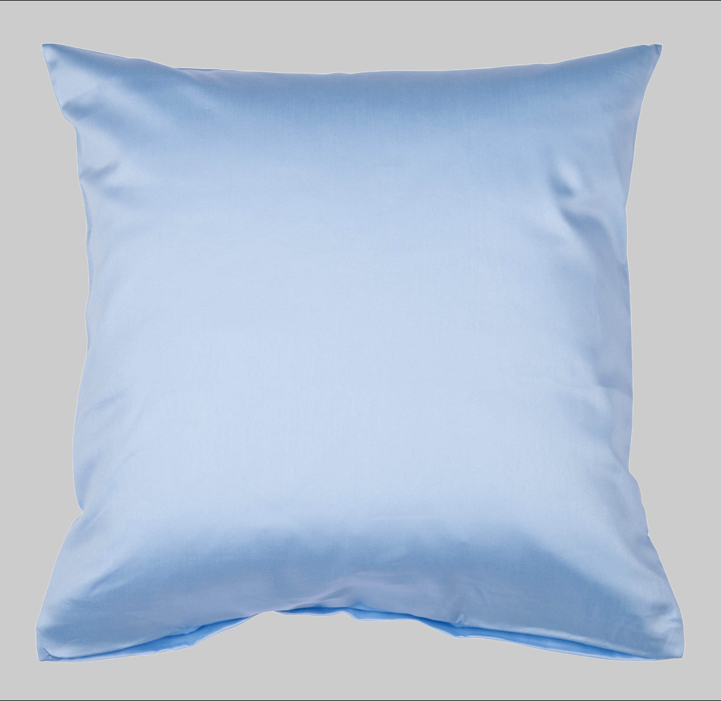 Janine Janine Mako-Satin Kissenbezug Colors | 100% Baumwolle | Seidig glatt | Mit Reißverschluss | Verschiedene Größen & Farben | Atmungsaktiv & hautfreundlich hellblau Bettwäsche