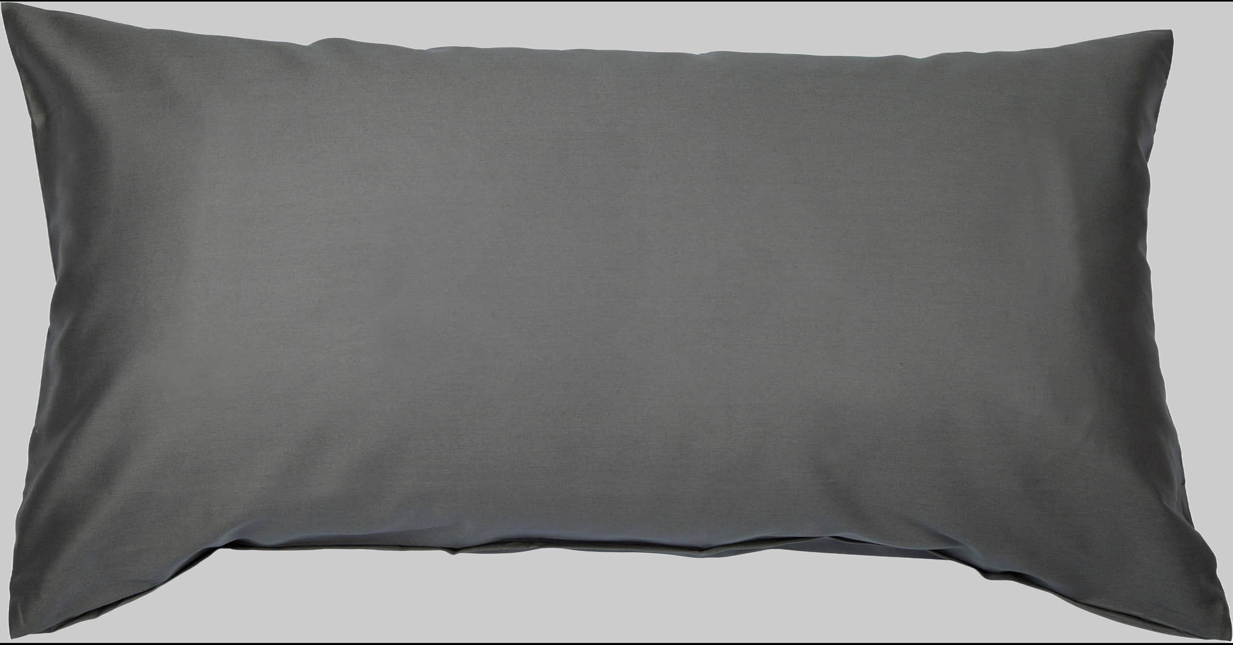 Janine Kissen Janine Mako-Satin Kissenbezug Colors | 100% Baumwolle | Seidig glatt | Mit Reißverschluss | Verschiedene Größen & Farben | Atmungsaktiv & hautfreundlich anthrazit
