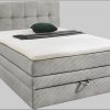 Jockenhöfer Gruppe Amy Boxspring Bed with Storage Base & Cold Foam Topper - 140cm/180cm Width Options | Velvet/Cord Upholstery hellgrau 4 Betten Jockenhu00F6fer Gruppe