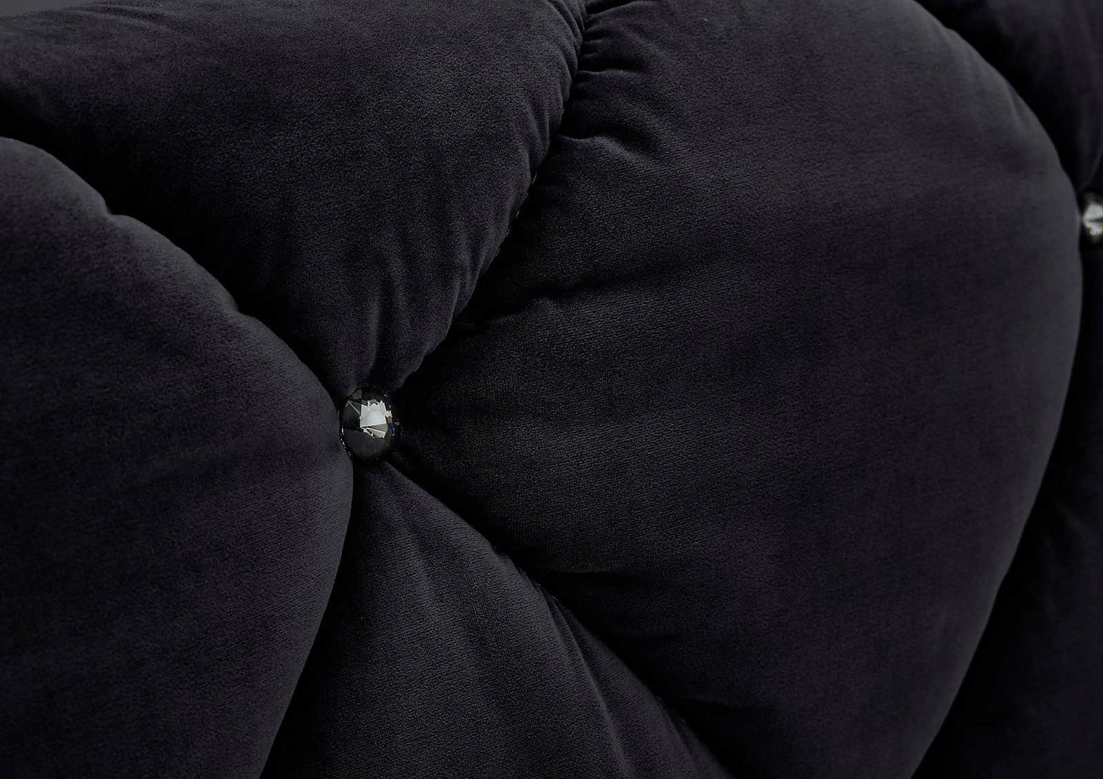 Jockenhu00F6fer Gruppe Jockenhöfer Gruppe Boxspringbett Bella – Luxurious Box Spring Bed with Cold Foam Topper & Smoky Glass Stones (140cm & 180cm Widths) schwarz 37 Betten