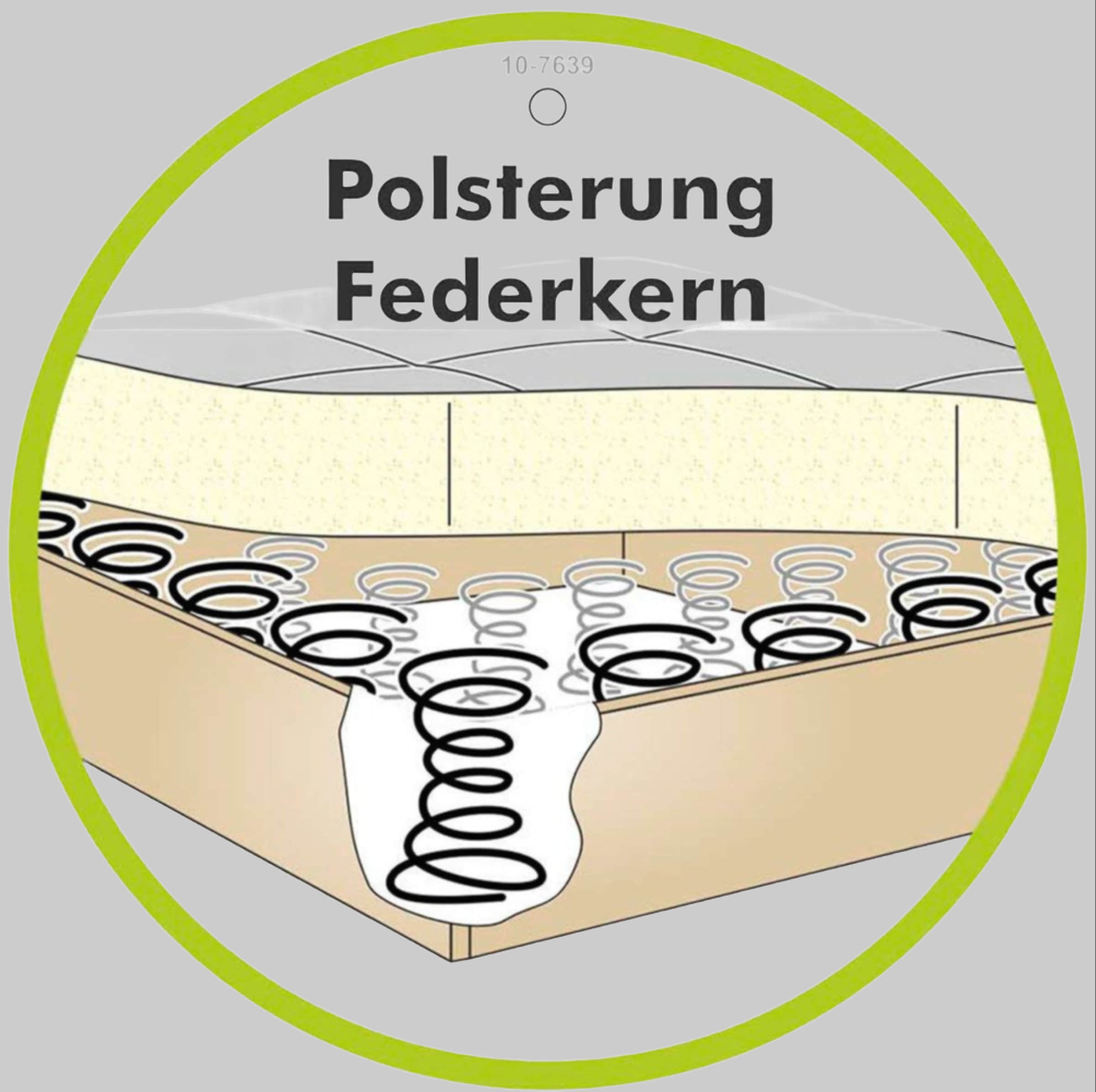 Hocker Jockenhu00F6fer Gruppe Jockenhöfer Gruppe Hocker 'Moldau' XXL (120x120cm) mit Steppungen - Hochwertiger Polsterhocker für Wohnzimmer & Flur grau-beige