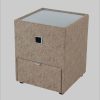 Jockenhu00F6fer Gruppe Kommoden & Sideboards Jockenhöfer Gruppe Nachtkonsole »Lancy« mit LED-Beleuchtung - Moderner Nachttisch mit Schublade & dimmbarem Licht braun 211/08
