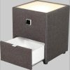 Kommoden & Sideboards Jockenhu00F6fer Gruppe Jockenhöfer Gruppe Nachtkonsole »Lancy« mit LED-Beleuchtung - Moderner Nachttisch mit Schublade & dimmbarem Licht dunkelgrau