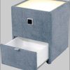 Jockenhöfer Gruppe Nachtkonsole »Lancy« mit LED-Beleuchtung - Moderner Nachttisch mit Schublade & dimmbarem Licht aqua blau Kommoden & Sideboards Jockenhu00F6fer Gruppe