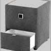 Kommoden & Sideboards Jockenhu00F6fer Gruppe Jockenhöfer Gruppe Nachtkonsole »Lancy« mit LED-Beleuchtung - Moderner Nachttisch mit Schublade & dimmbarem Licht dunkelgrau