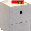 Jockenhöfer Gruppe Nachtkonsole »Lancy« mit LED-Beleuchtung - Moderner Nachttisch mit Schublade & dimmbarem Licht beige 142/08 Kommoden & Sideboards Jockenhu00F6fer Gruppe