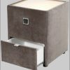 Kommoden & Sideboards Jockenhu00F6fer Gruppe Jockenhöfer Gruppe Nachtkonsole »Lancy« mit LED-Beleuchtung - Moderner Nachttisch mit Schublade & dimmbarem Licht grau 372/09