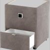 Jockenhöfer Gruppe Nachtkonsole »Lancy« mit LED-Beleuchtung - Moderner Nachttisch mit Schublade & dimmbarem Licht grau 415/19 Jockenhu00F6fer Gruppe Kommoden & Sideboards