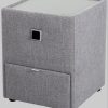 Jockenhu00F6fer Gruppe Jockenhöfer Gruppe Nachtkonsole »Lancy« mit LED-Beleuchtung - Moderner Nachttisch mit Schublade & dimmbarem Licht grau 474/19 Kommoden & Sideboards