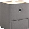 Jockenhu00F6fer Gruppe Jockenhöfer Gruppe Nachtkonsole »Lancy« mit LED-Beleuchtung - Moderner Nachttisch mit Schublade & dimmbarem Licht grau/braun Kommoden & Sideboards