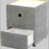 Jockenhöfer Gruppe Nachtkonsole »Lancy« mit LED-Beleuchtung - Moderner Nachttisch mit Schublade & dimmbarem Licht hellgrau 3 Jockenhu00F6fer Gruppe Kommoden & Sideboards