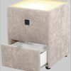 Jockenhöfer Gruppe Nachtkonsole »Lancy« mit LED-Beleuchtung - Moderner Nachttisch mit Schublade & dimmbarem Licht beige-grau Jockenhu00F6fer Gruppe Kommoden & Sideboards