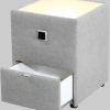 Jockenhu00F6fer Gruppe Jockenhöfer Gruppe Nachtkonsole »Lancy« mit LED-Beleuchtung - Moderner Nachttisch mit Schublade & dimmbarem Licht hellgrau 4 Kommoden & Sideboards