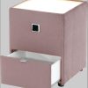 Jockenhöfer Gruppe Nachtkonsole »Lancy« mit LED-Beleuchtung - Moderner Nachttisch mit Schublade & dimmbarem Licht rosa 341/05 Jockenhu00F6fer Gruppe Kommoden & Sideboards