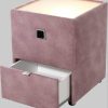 Jockenhu00F6fer Gruppe Jockenhöfer Gruppe Nachtkonsole »Lancy« mit LED-Beleuchtung - Moderner Nachttisch mit Schublade & dimmbarem Licht rosa 411/05 Kommoden & Sideboards