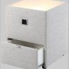 Kommoden & Sideboards Jockenhu00F6fer Gruppe Jockenhöfer Gruppe Nachtkonsole »Lancy« mit LED-Beleuchtung - Moderner Nachttisch mit Schublade & dimmbarem Licht beige/grau