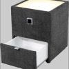 Jockenhöfer Gruppe Nachtkonsole »Lancy« mit LED-Beleuchtung - Moderner Nachttisch mit Schublade & dimmbarem Licht schwarz 40 Kommoden & Sideboards Jockenhu00F6fer Gruppe