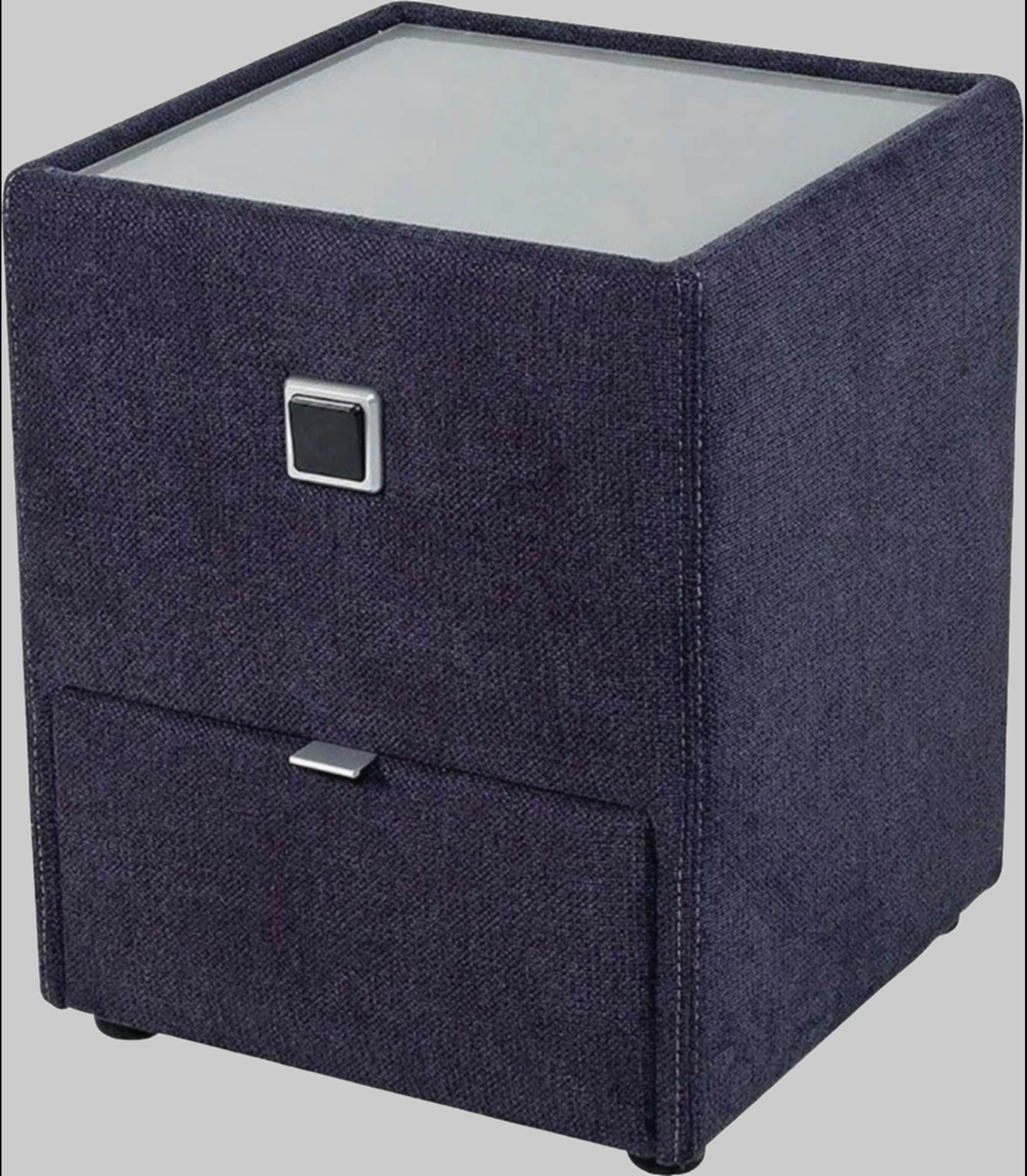 Jockenhöfer Gruppe Nachtkonsole »Lancy« mit LED-Beleuchtung - Moderner Nachttisch mit Schublade & dimmbarem Licht dunkelblau Kommoden & Sideboards Jockenhu00F6fer Gruppe